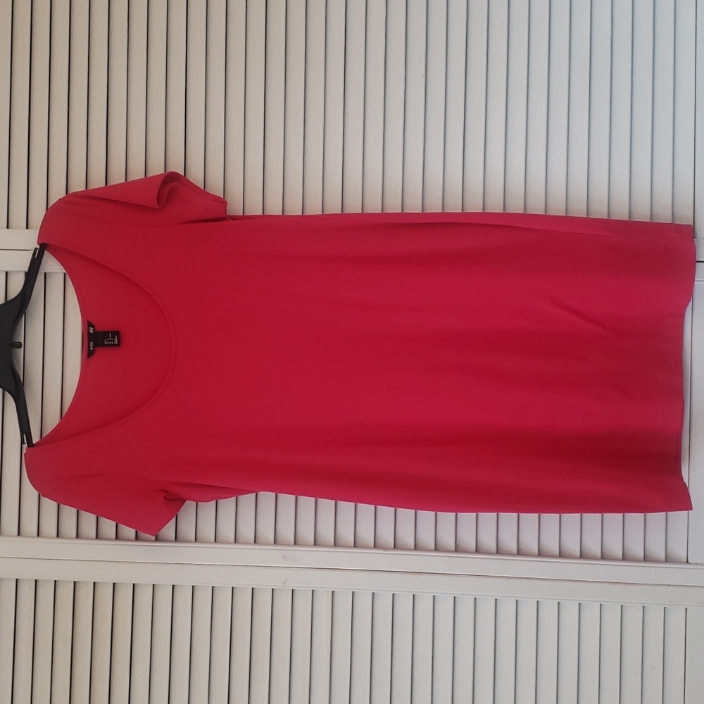 💟 Lg. PINK H&M Basic Casual SS Dress